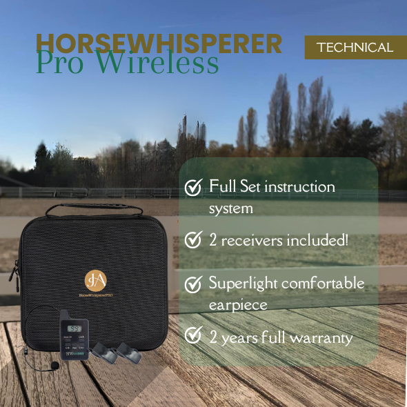 HorsewhispererPRO wireless+ - Instruction System - Complete Kit - 3 devices