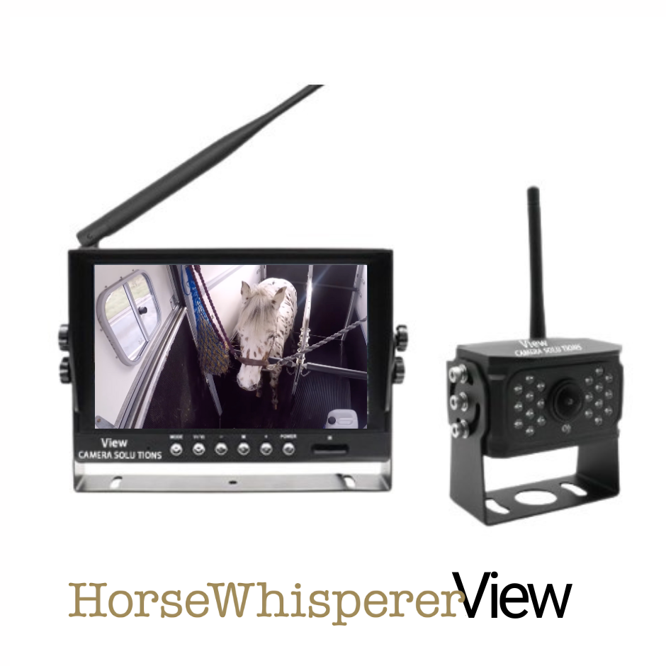 Horsewhispererviewpro7 - drahtlose Kamera für für Pferdeanhänger/Transporter oder Pferdestall - komplettes Kit - komplettes Kit