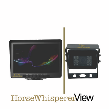 HorseWhisperViewPro10.1 - Caméra câblée pour remorque à chevaux / Camionette ou écurie - Kit complet